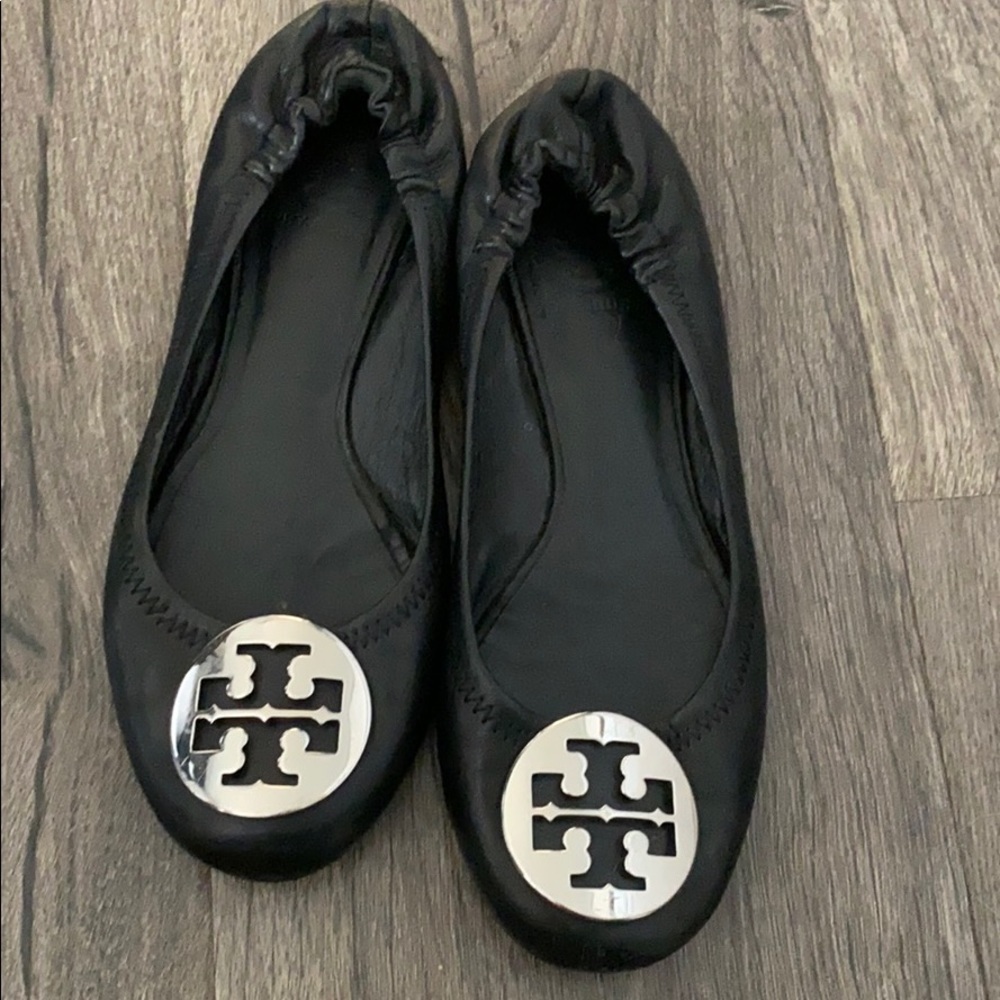 Tory Burch black flats size 7